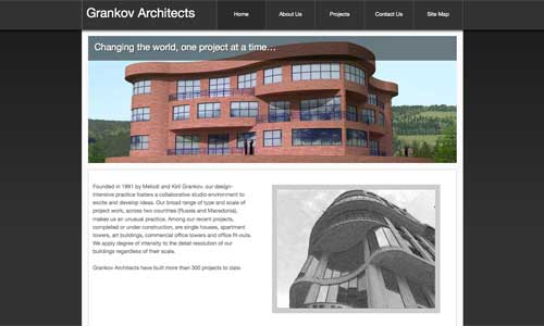 Grankov Architects Website