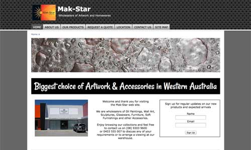 Mak-Star Website