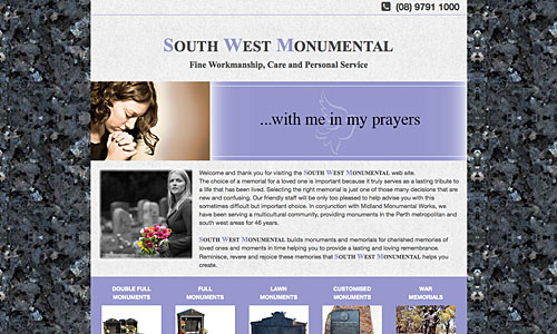 South West Monumental Website