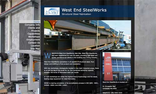West End SteelWorks Website
